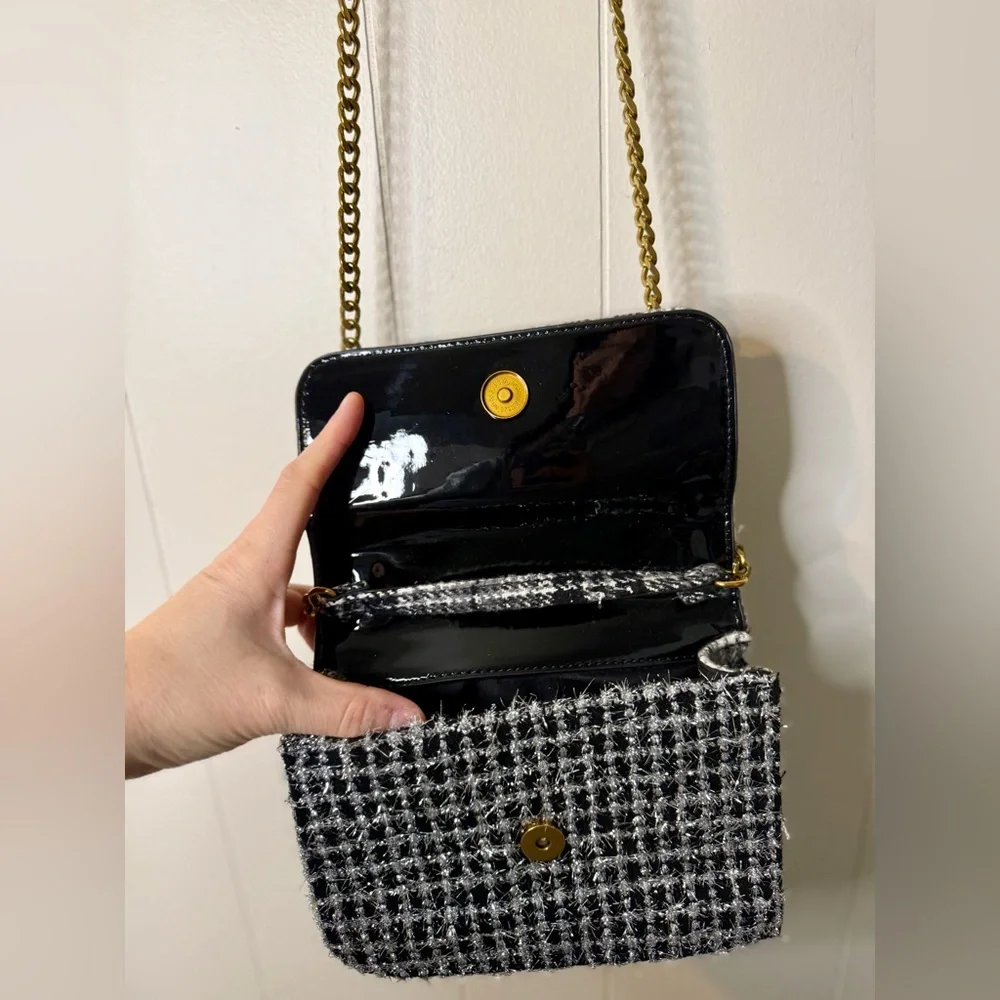 Betsey Johnson NWT Women's Mad About Plaid Convertible Bag - Picture 9 of 13